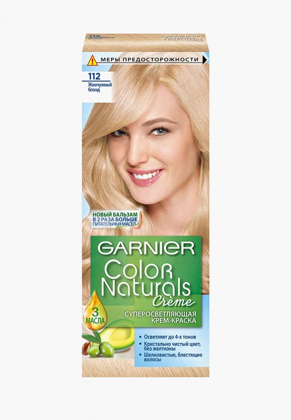 Garnier Краска для волос - "Color Naturals", оттенок 112, Жемчужный блонд - фото 1