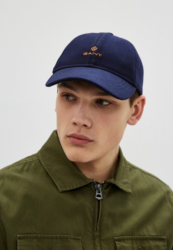 Бейсболка Gant, цвет: синий, GA121CMKBYB5 — купить в интернет-магазине ...