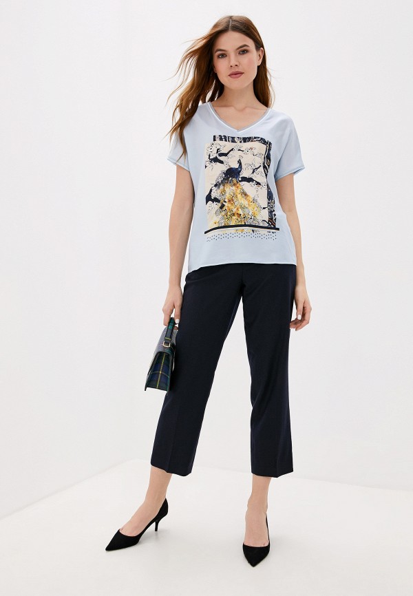 Футболка Gerry Weber, цвет: голубой, GE002EWGEGR8 — купить в интернет ...