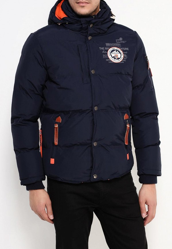 Куртка утепленная Geographical Norway, цвет: синий, GE015EMNRC49 ...