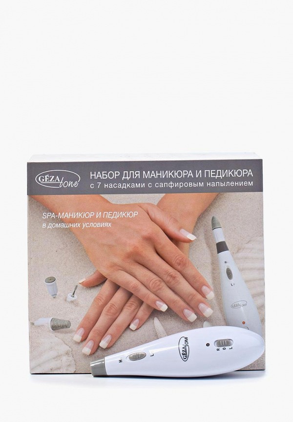 Gezatone Аппарат для маникюра и педикюра - с 7 насадками и органайзером - фото 1