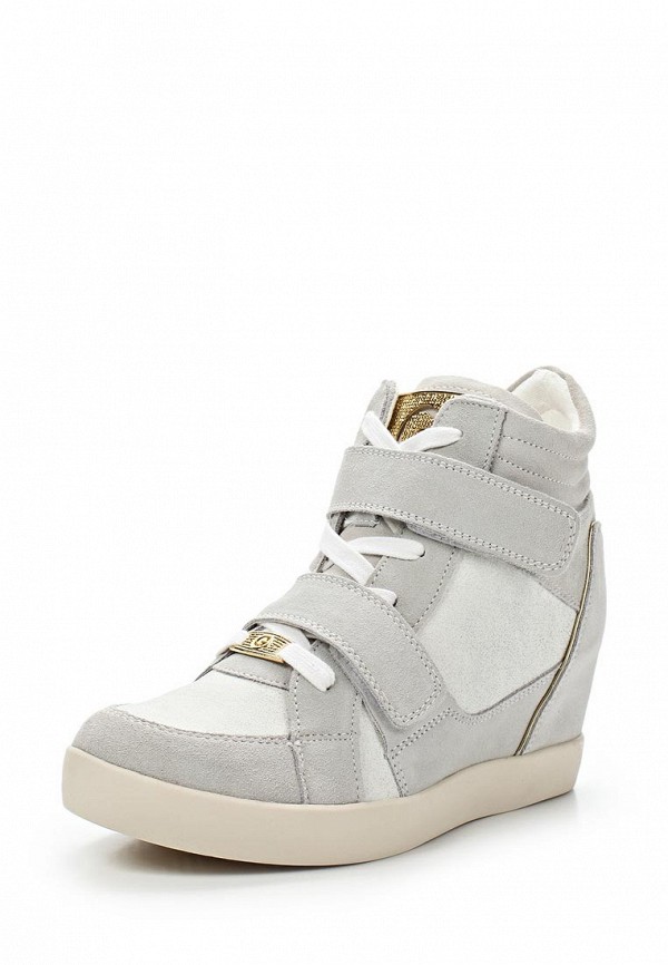Кеды на танкетке Guess, цвет: серый, GU460AWAVW56 — купить в интернет ...