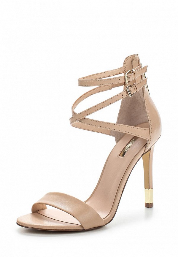 Босоножки Guess, цвет: бежевый, GU460AWDQY66 — купить в интернет ...