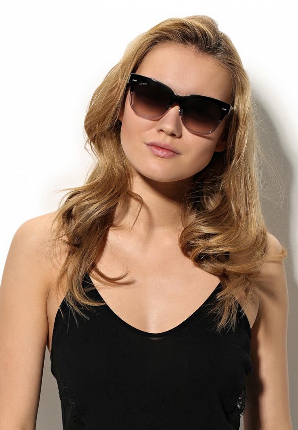 Очки солнцезащитные Gucci GG 3744/S X9H, цвет: белый, GU641DWEPB34 — купить  в интернет-магазине Lamoda
