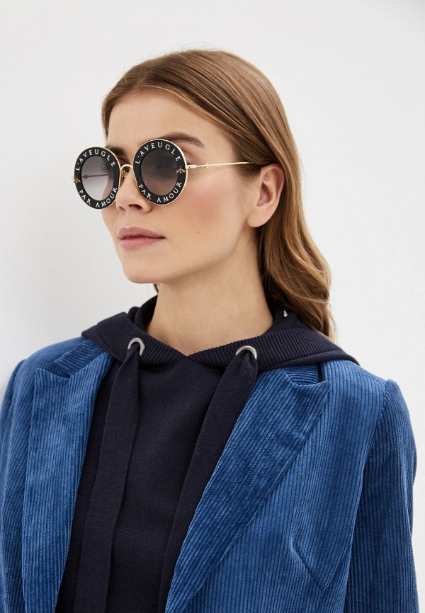 Gucci Очки солнцезащитные - GG0113S 001 - фото 6