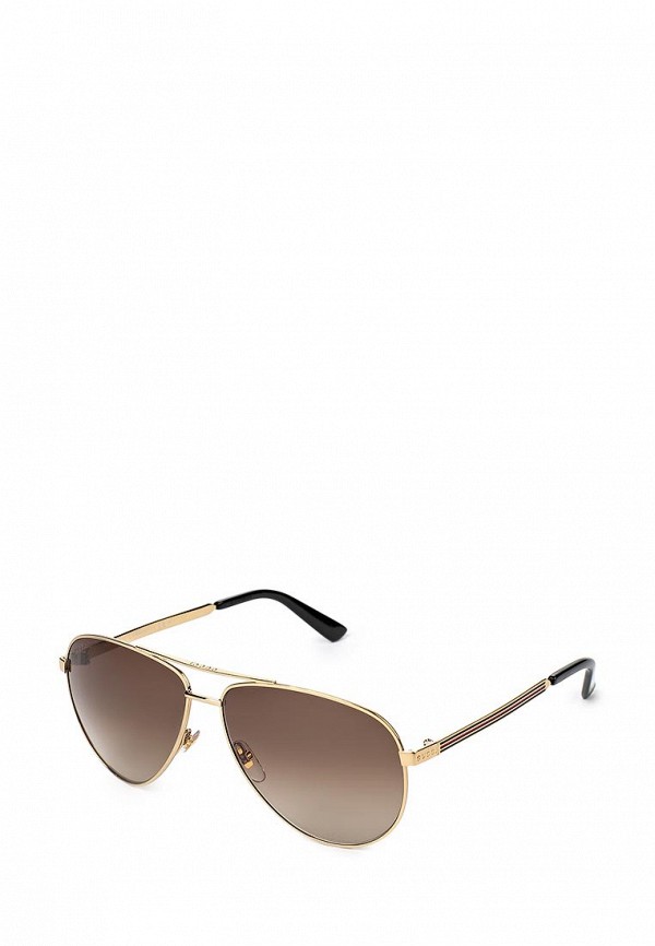 Очки солнцезащитные Gucci GG 2281/S J5G, цвет: золотой, GU641DWJED31 —  купить в интернет-магазине Lamoda