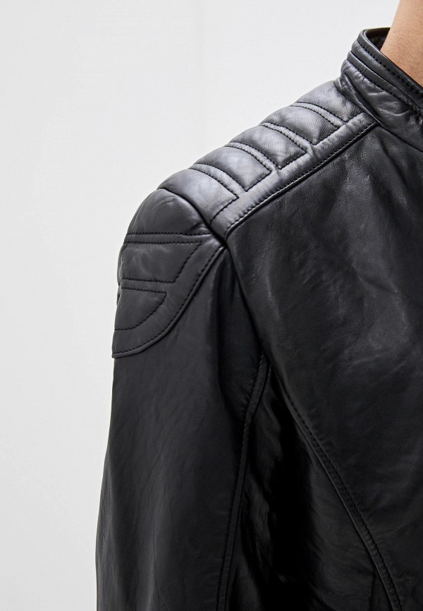 Куртка кожаная Guess, цвет: черный, GU644EMHSMT5 — купить в интернет ...