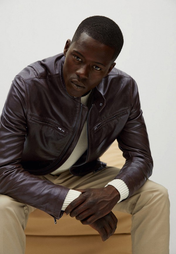 Mango Man Куртка кожаная - - EROS - фото 1