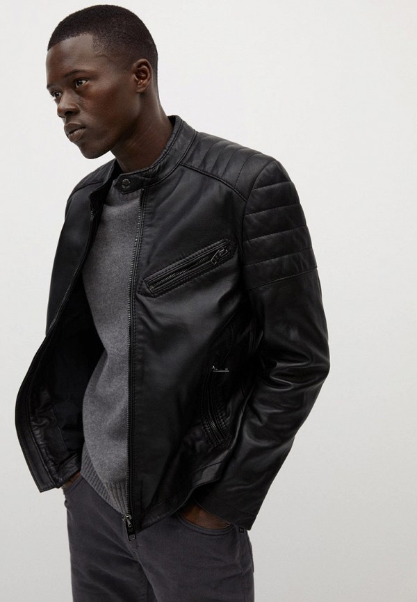 Mango Man Куртка кожаная - - APOLLO7 - фото 4