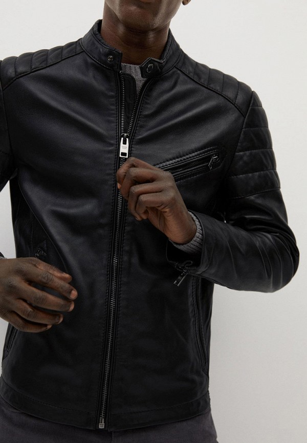 Mango Man Куртка кожаная - - APOLLO7 - фото 5