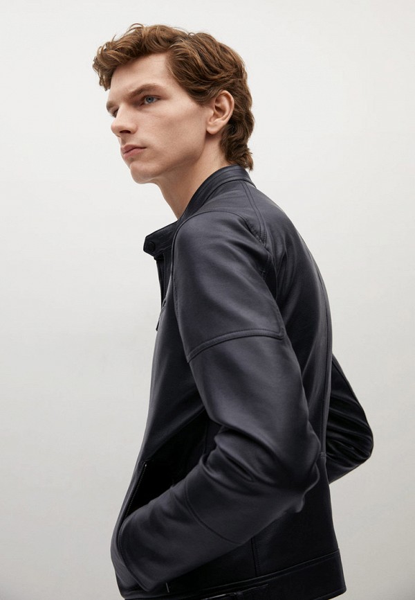 Mango Man Куртка кожаная - - JOSENO2 - фото 4