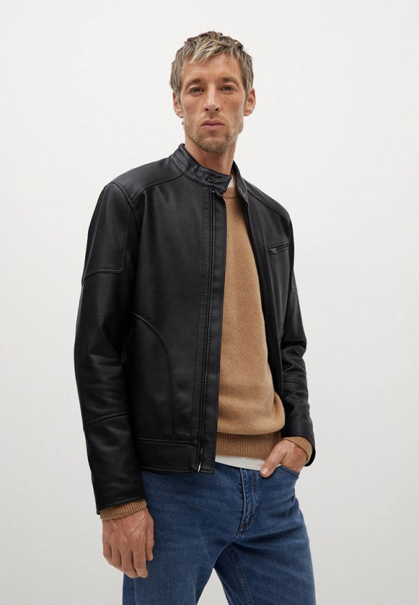 Mango Man Куртка кожаная - - JOSENO - фото 1