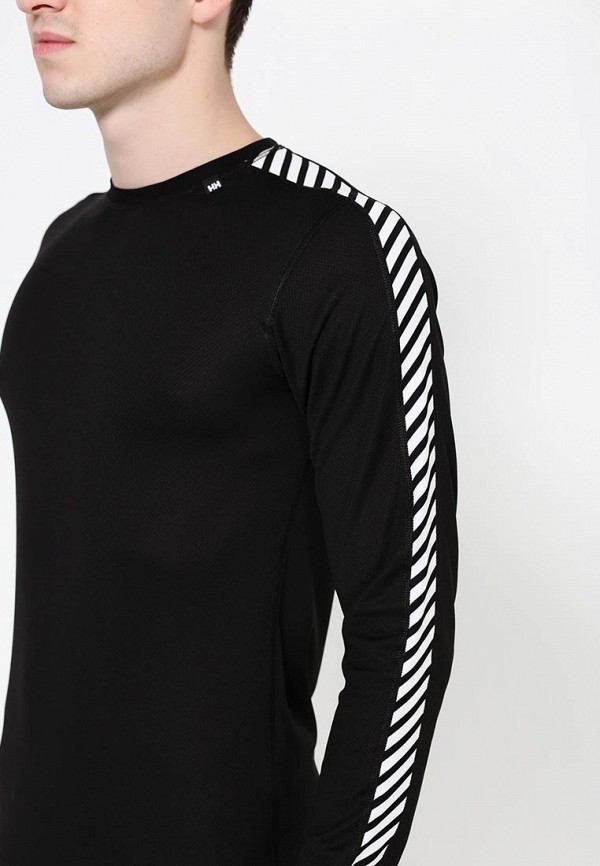 Термобелье верх Helly Hansen HH DRY STRIPE CREW, цвет: черный, HE012EMFOJ67— купить в интернет-магазине Lamoda