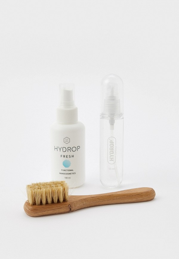 Hydrop Набор для ухода за обувью - : дезодорант-кондиционер 2 шт, щетка, водоотталкивающий спрей - фото 1