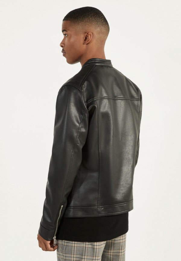 Bershka Куртка кожаная - фото 3
