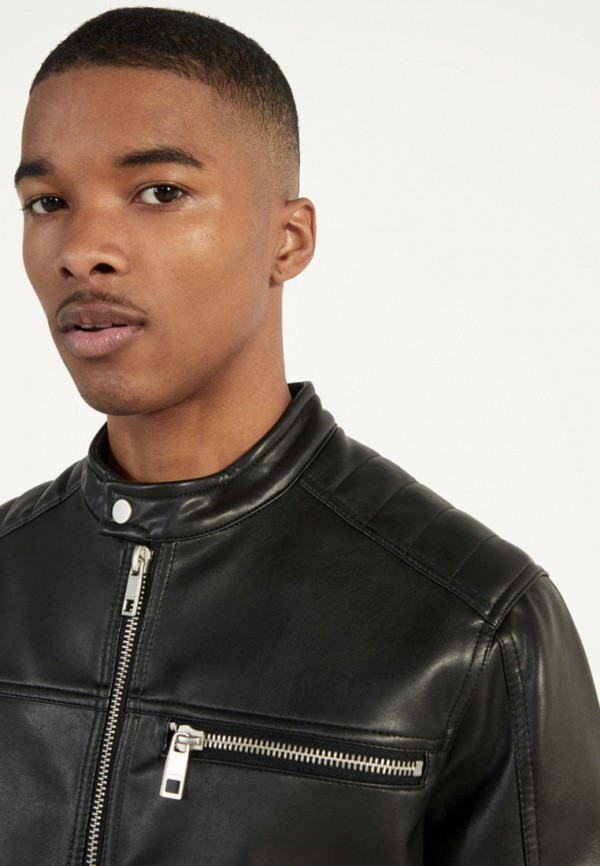 Bershka Куртка кожаная - фото 4