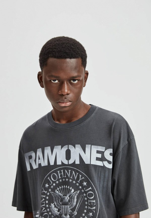 Pull&Bear Футболка - RAMONES - фото 4