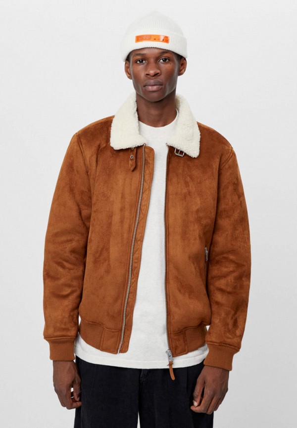 Bershka Куртка кожаная - фото 1