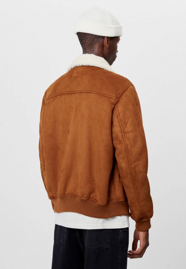 Bershka Куртка кожаная - фото 3