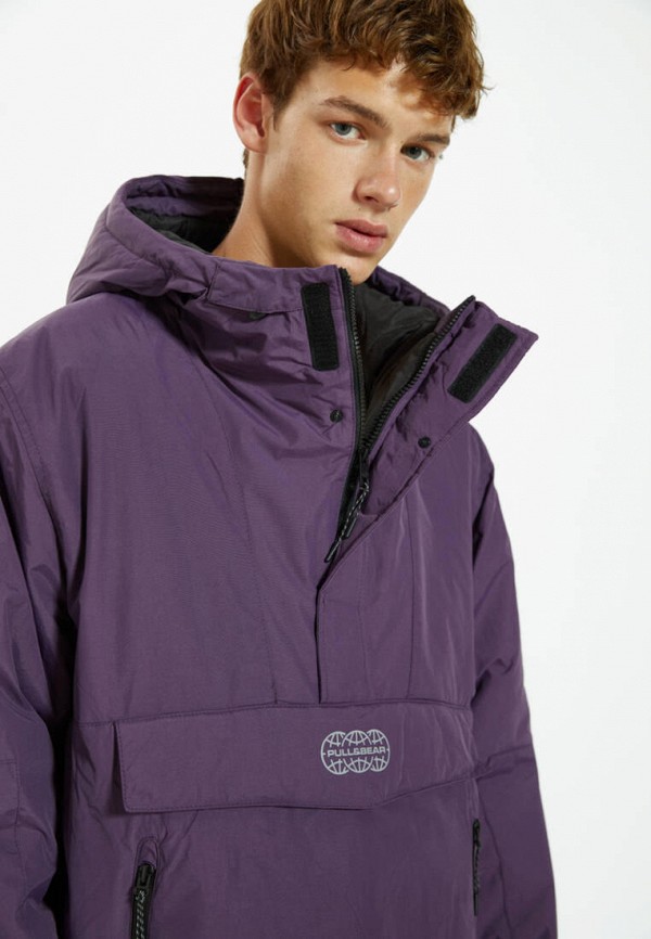 Pull and bear purple jacket Clearance