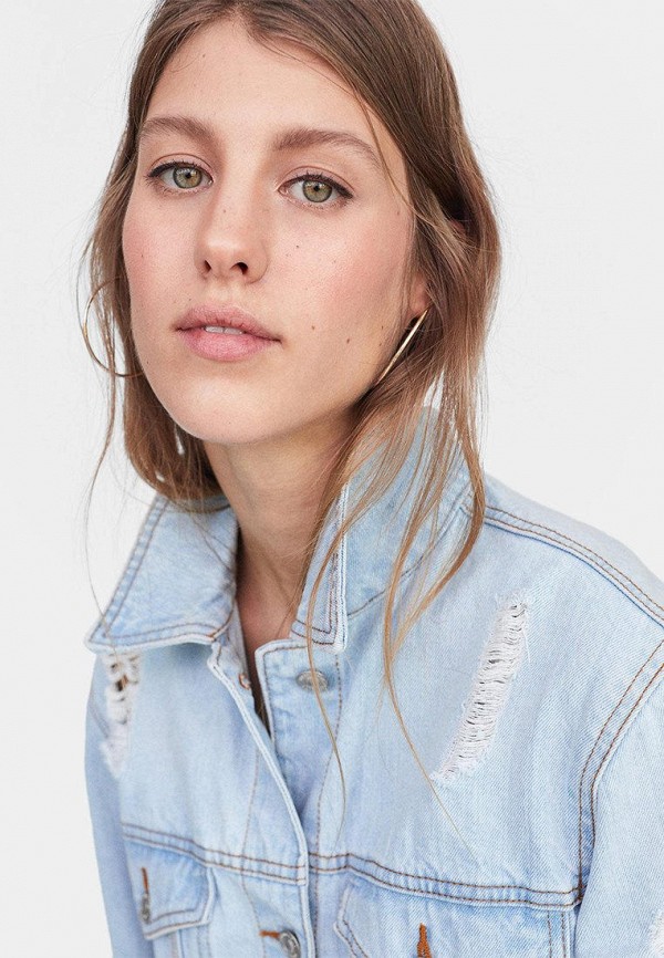 Stradivarius Куртка джинсовая - фото 4