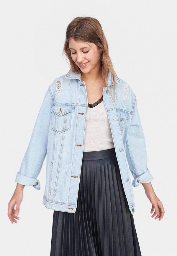 Stradivarius Куртка джинсовая - фото 1