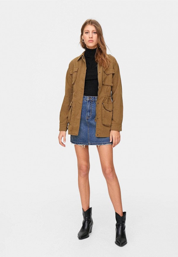 Stradivarius Юбка джинсовая - фото 2