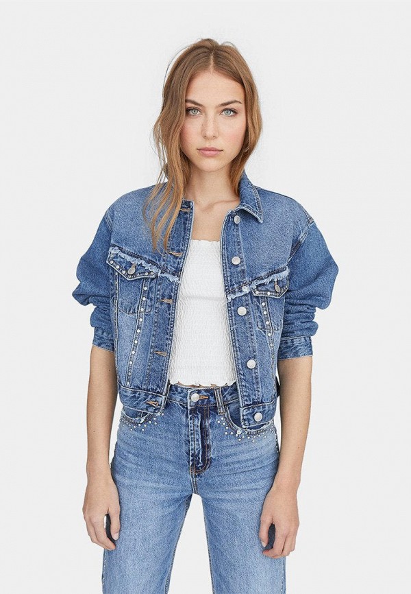 Stradivarius Куртка джинсовая - фото 1