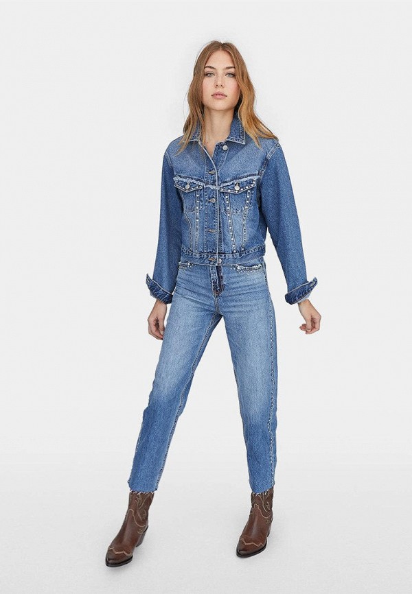 Stradivarius Куртка джинсовая - фото 2