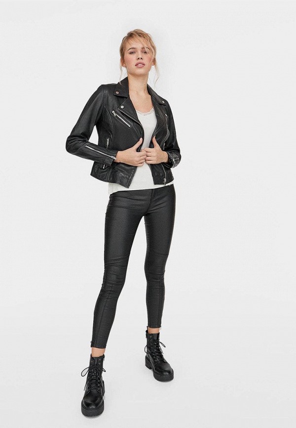 Stradivarius Куртка кожаная - фото 2