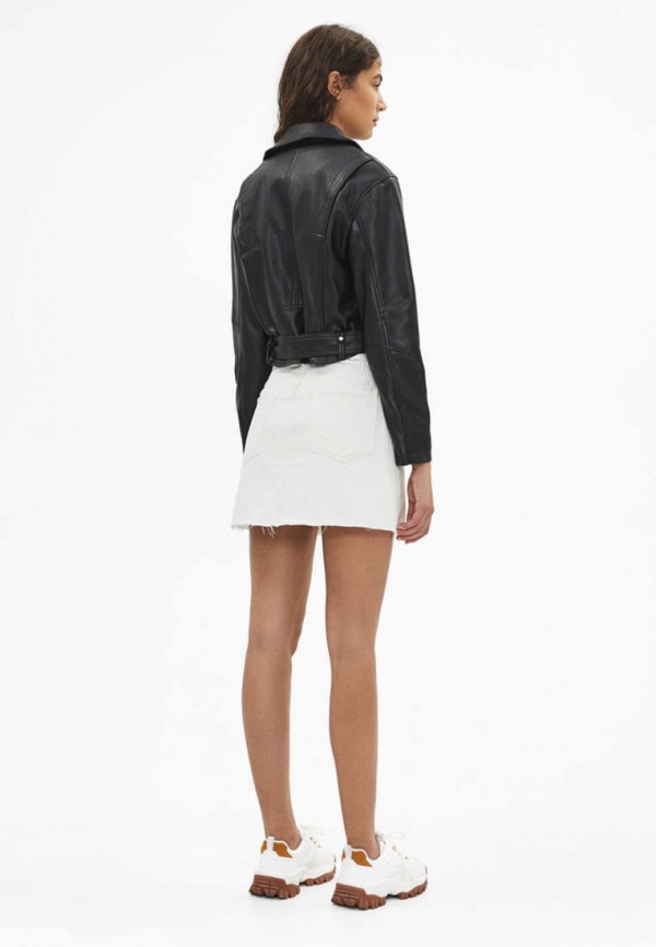 Bershka Куртка кожаная - фото 3