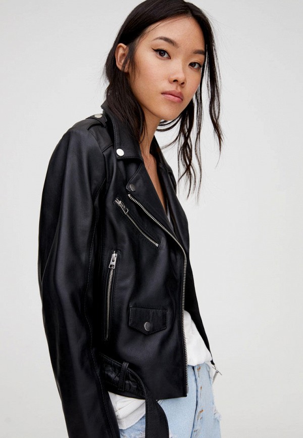 Pull&Bear Куртка кожаная - фото 4