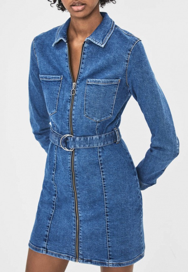Bershka Платье джинсовое - фото 4