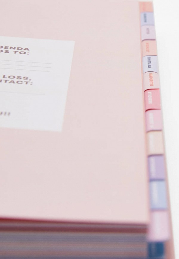 Ежедневник Bershka, цвет: розовый, IX001XW00CE5 — купить в  интернет-магазине Lamoda