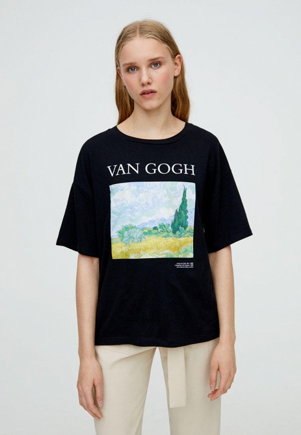 pull and bear t shirt van gogh