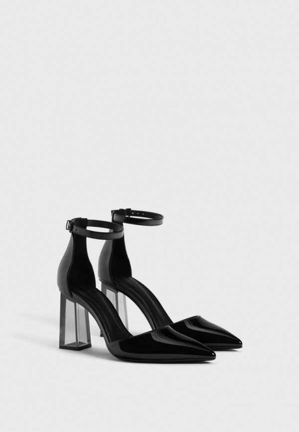 Туфли Bershka, цвет: черный, IX001XW00G9W — купить в интернет-магазине  Lamoda