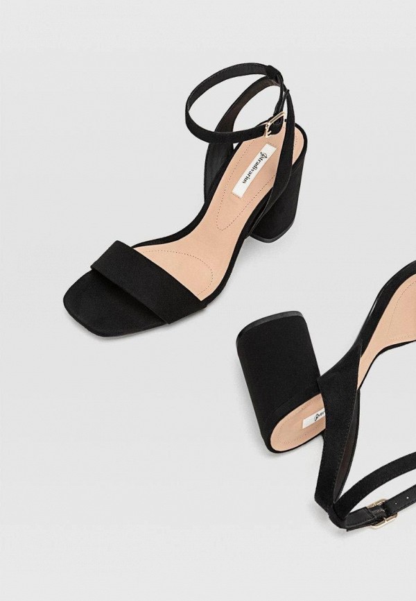 Босоножки Stradivarius, цвет: черный, IX001XW00GMO — купить в интернет ...