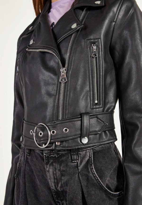 Bershka Куртка кожаная - фото 4