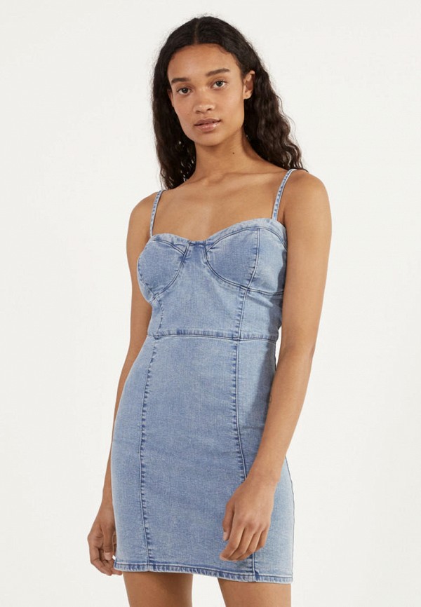 Bershka Платье джинсовое - фото 1