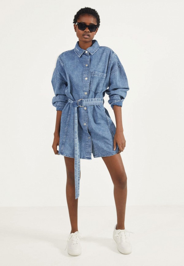 Bershka Платье джинсовое - фото 2