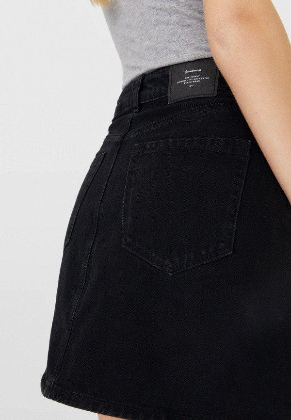 Stradivarius Юбка джинсовая - фото 4