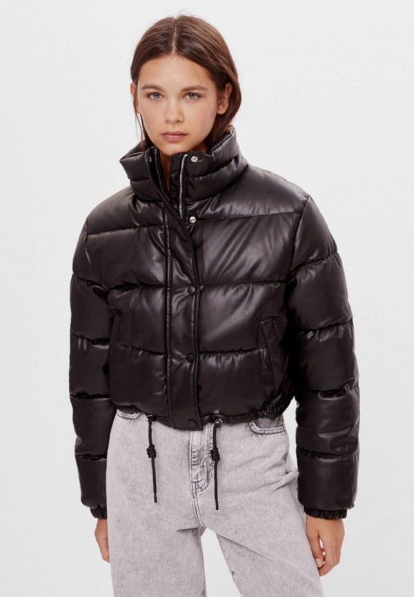 Bershka Куртка кожаная - фото 1