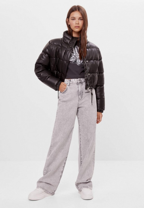 Bershka Куртка кожаная - фото 2