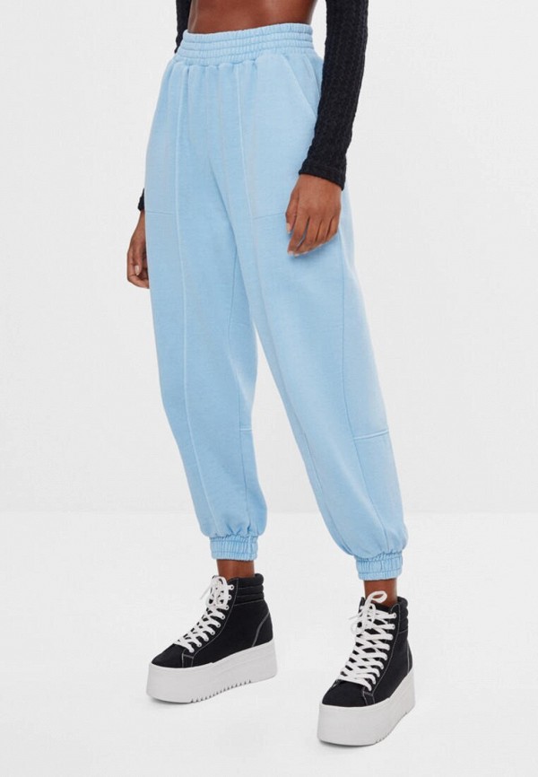 Bershka blue joggers hotsell