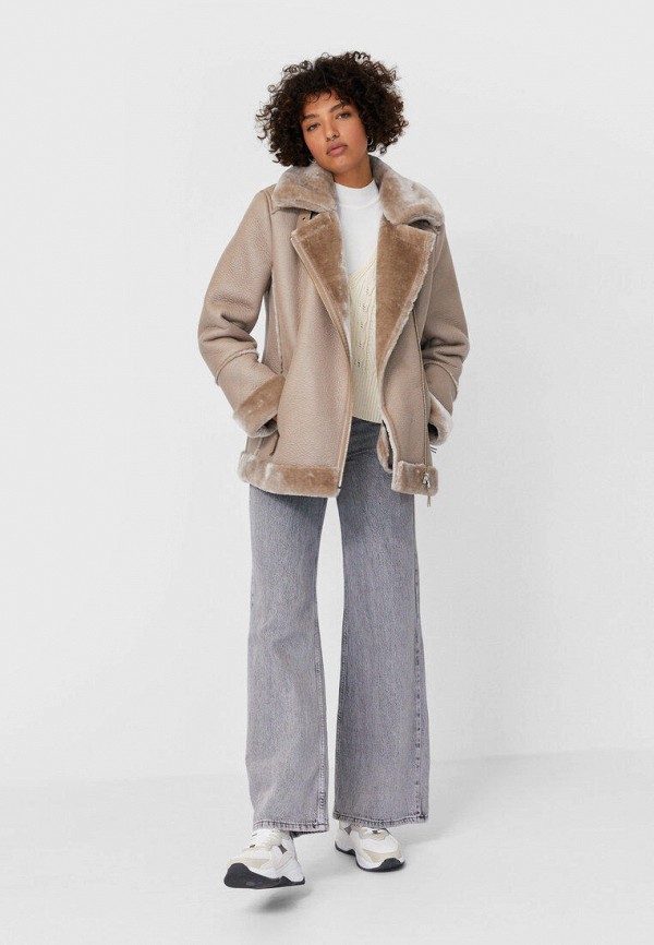 Stradivarius Дубленка - фото 2