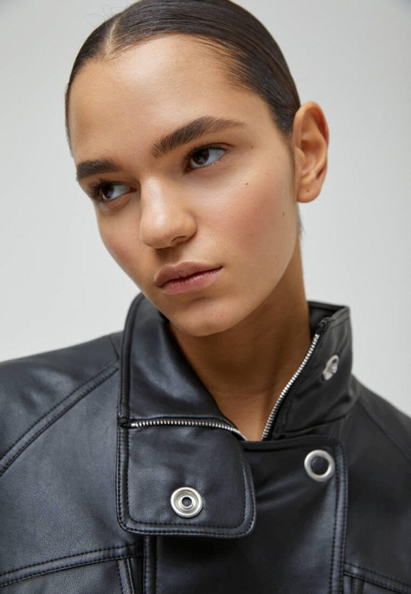 Pull&Bear Куртка кожаная - фото 4