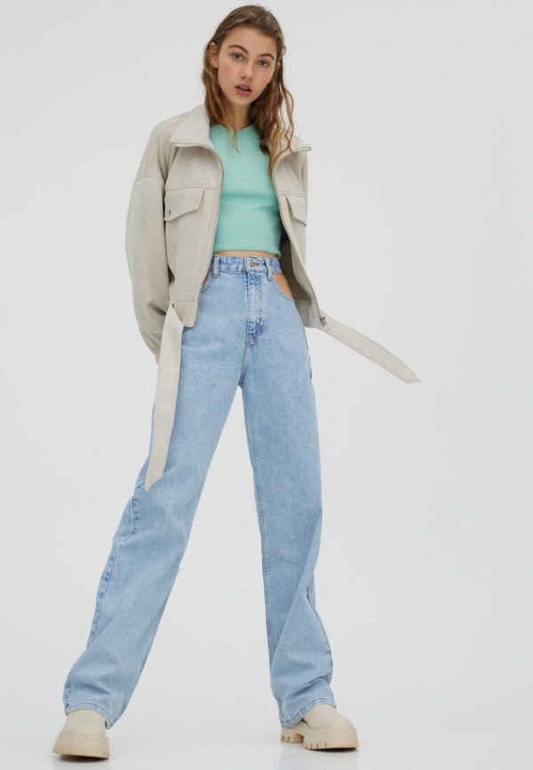 Pull&Bear Куртка кожаная - фото 2