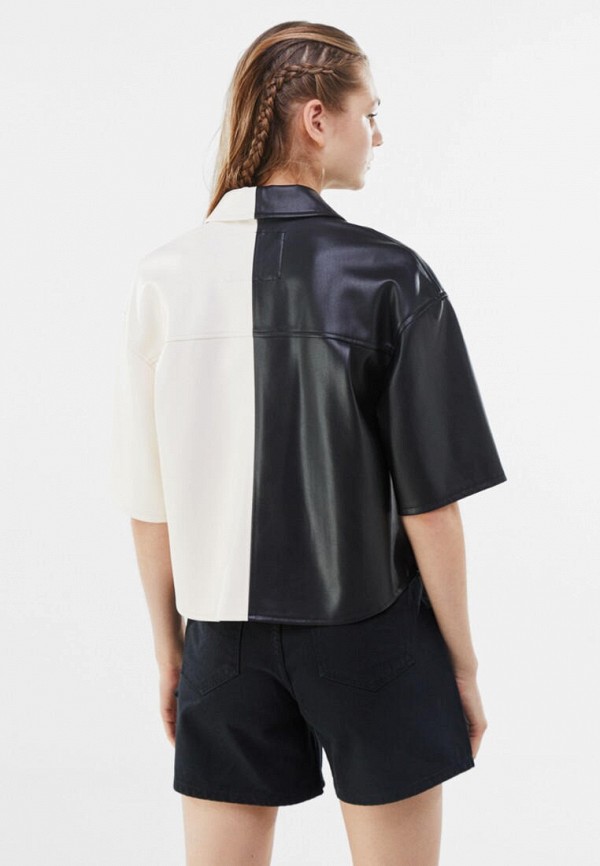 Bershka Куртка кожаная - фото 3