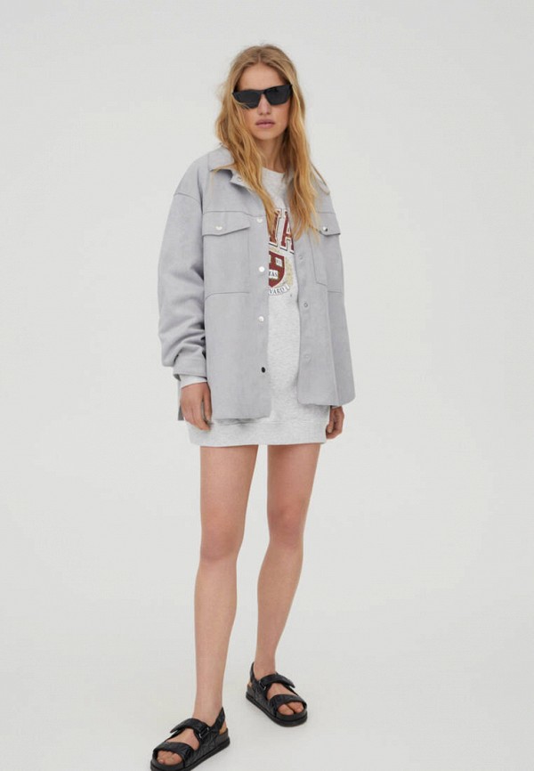 Pull&Bear Куртка кожаная - Join life - фото 4