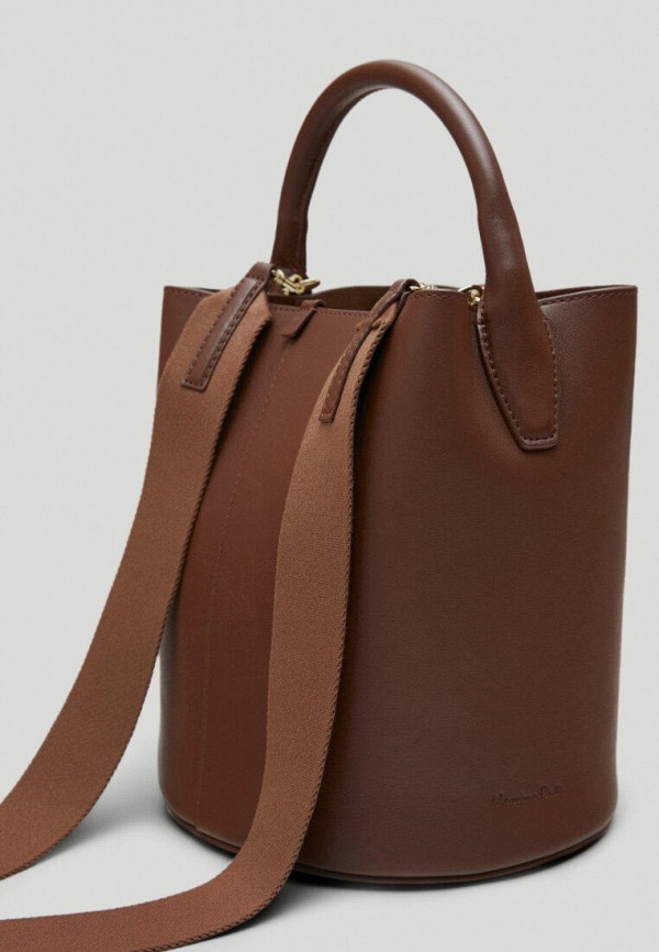 Сумка Massimo Dutti, цвет: коричневый, IX001XW00YTT — купить в  интернет-магазине Lamoda
